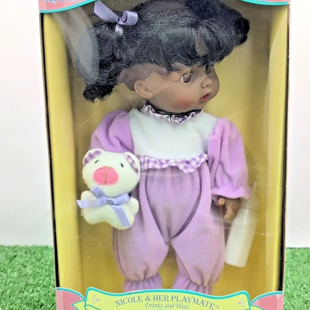 Vintage 1987 Precious Playmates Doll 1987 Nicole &‎ Her Playmate - New in Box